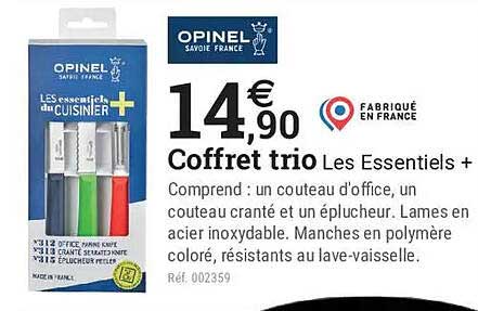 Coffret trio Les Essentiels +