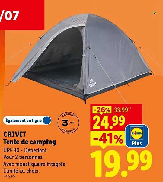 CRIVIT Tente de camping