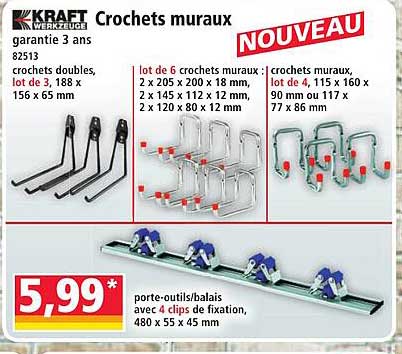 Crochets muraux