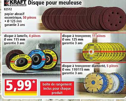 Disque pour meuleuse