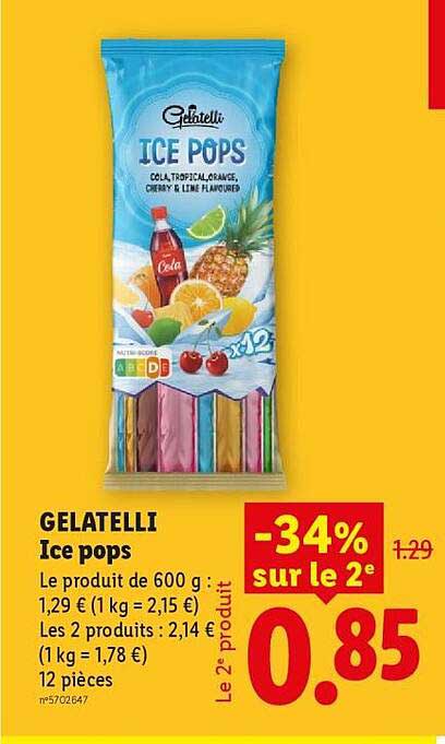 GELATELLI Ice pops