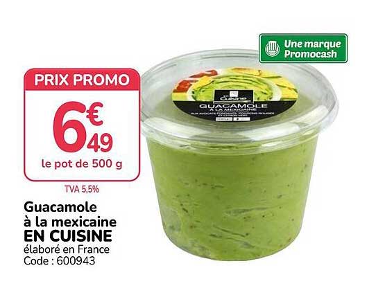 Guacamole à la mexicaine EN CUISINE