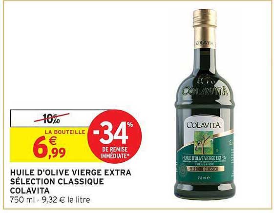 HUILE D'OLIVE VIERGE EXTRA SÉLECTION CLASSIQUE COLAVITA