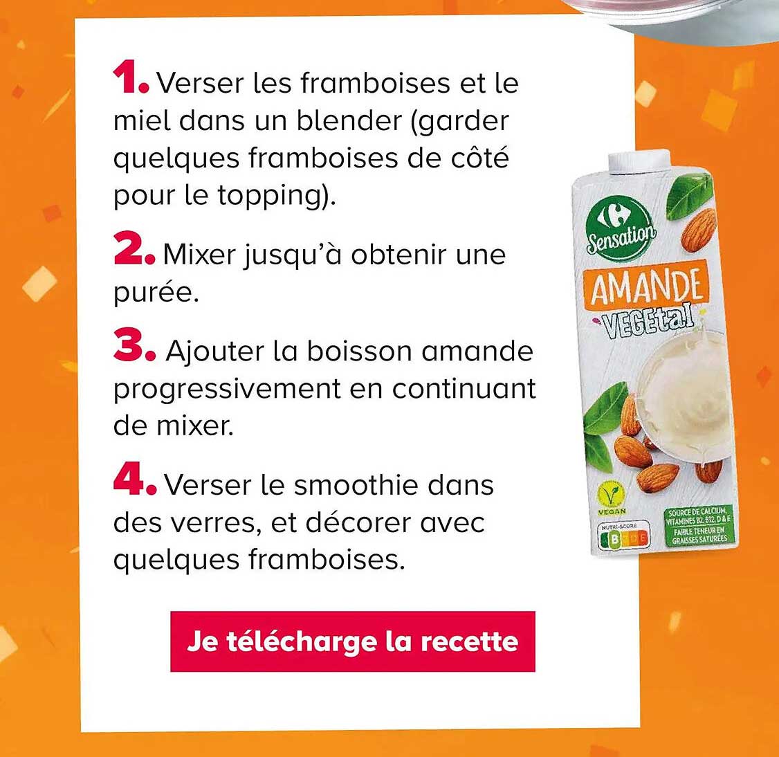 Je télécharge la recette