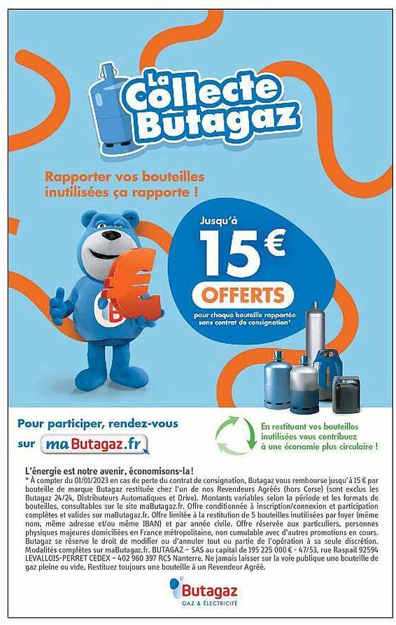 La collecte Butagaz