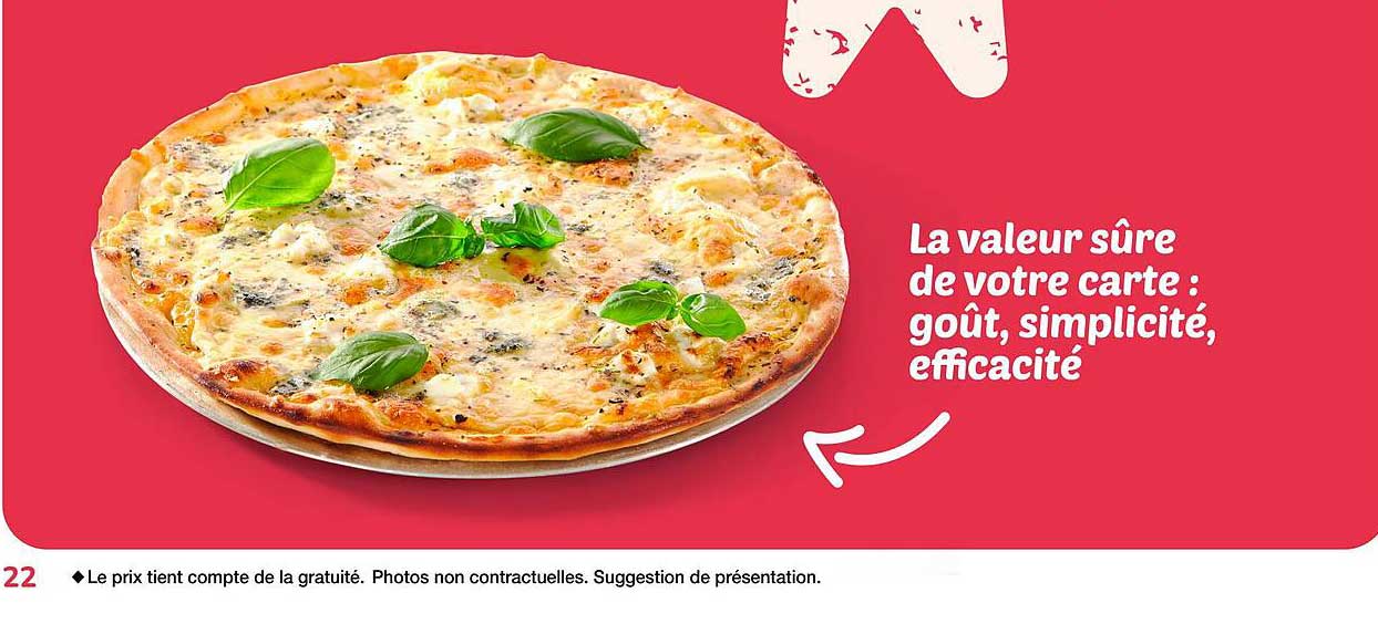 La valeur sûre de votre carte : goût, simplicité, efficacité