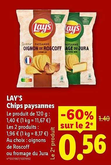 LAY’S Chips paysannes