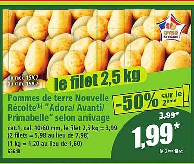 le filet 2,5 kg