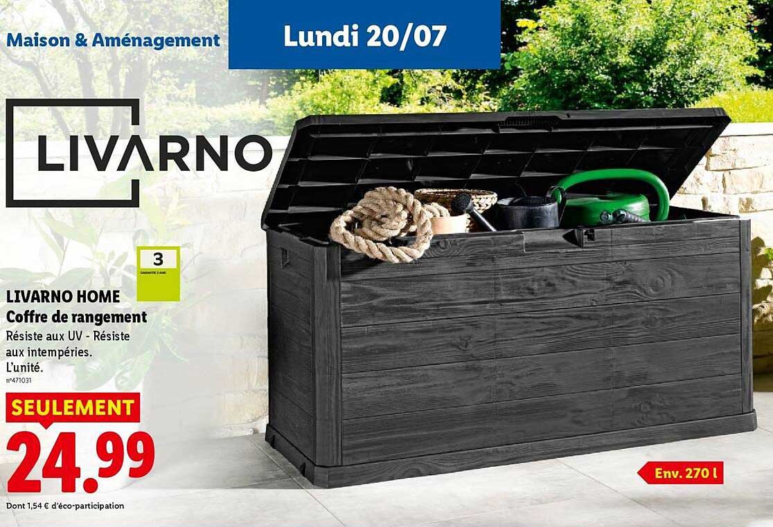 LIVARNO HOME Coffre de rangement