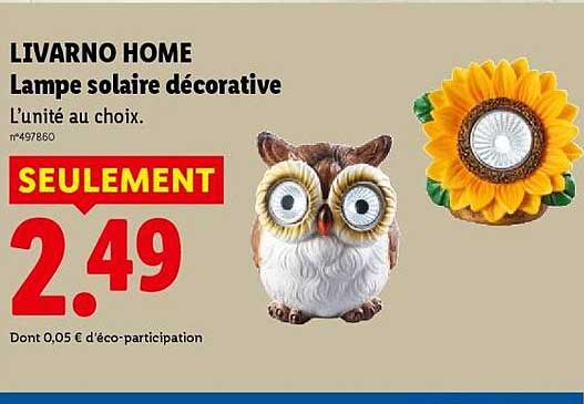 LIVARNO HOME Lampe solaire décorative
