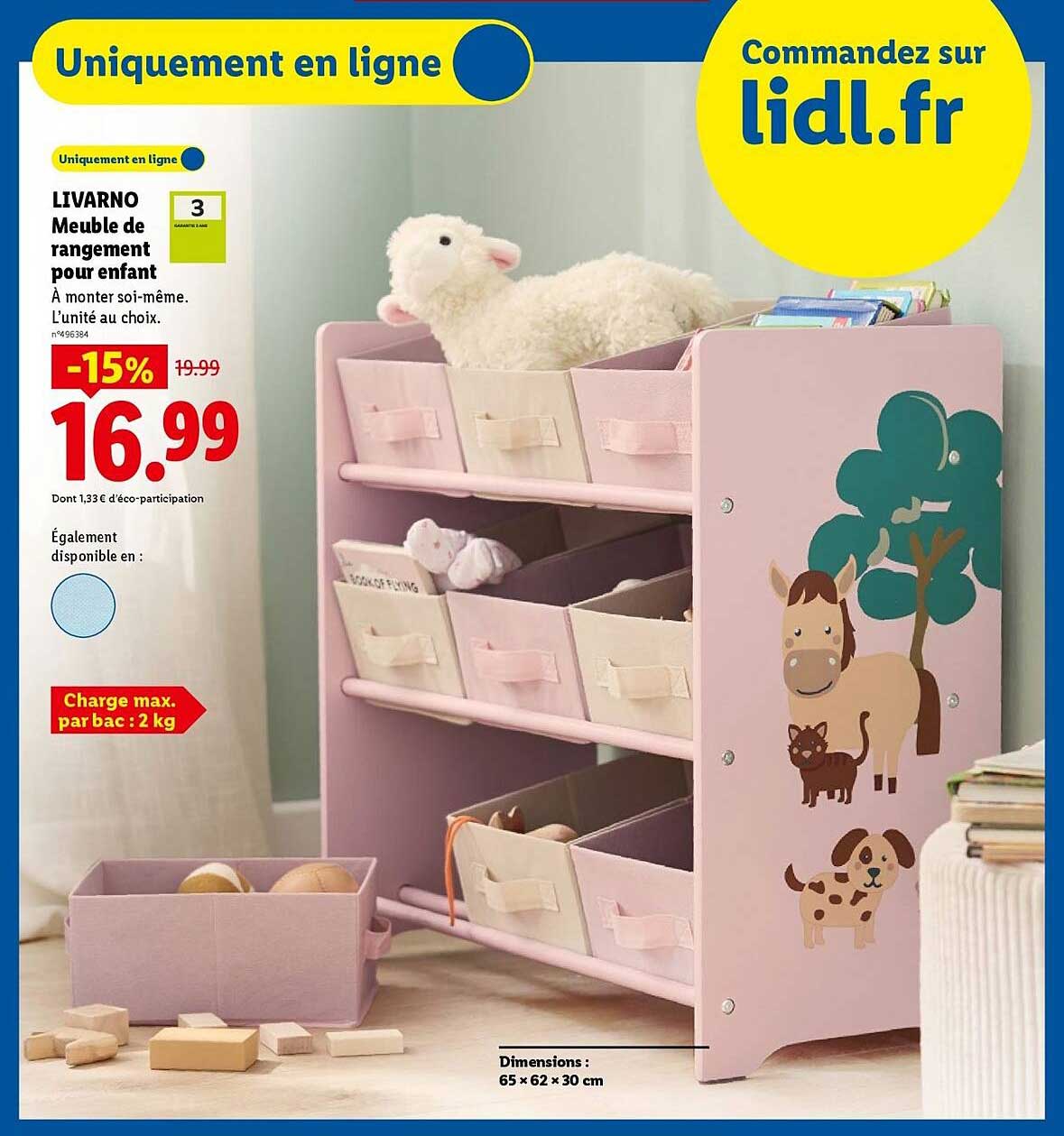 LIVARNO Meuble de rangement pour enfant