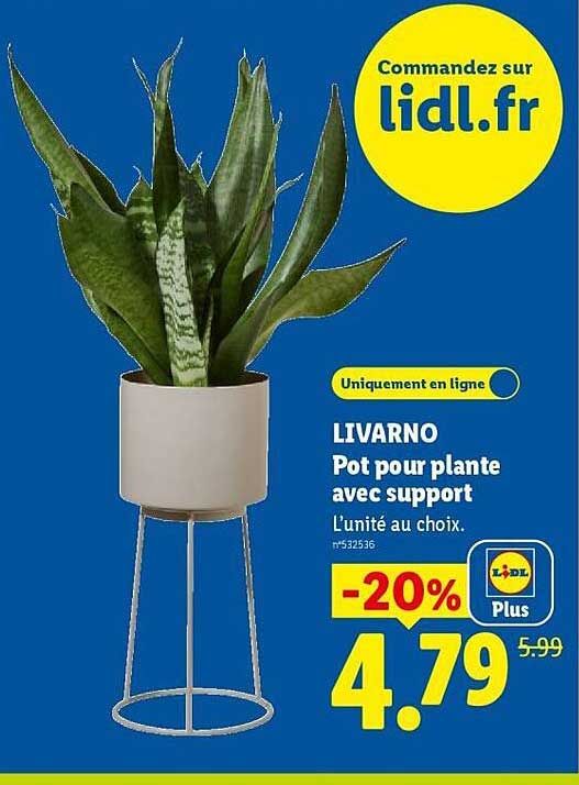 LIVARNO Pot pour plante avec support