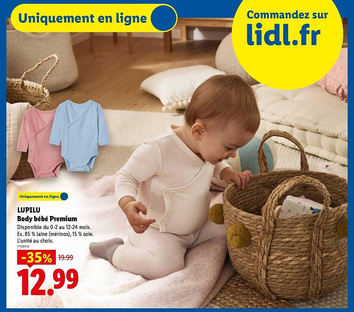 LUPILU Body bébé Premium