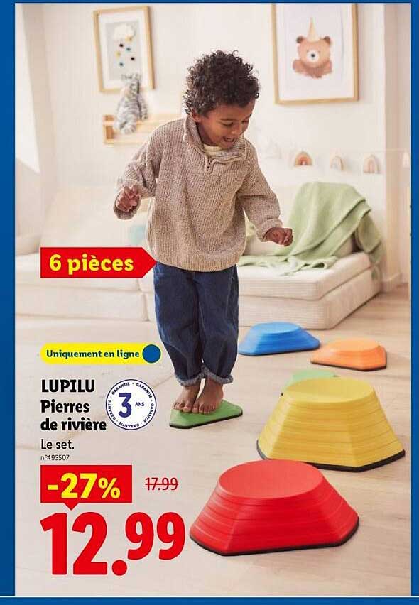 LUPILU Pierres de rivière Le set.