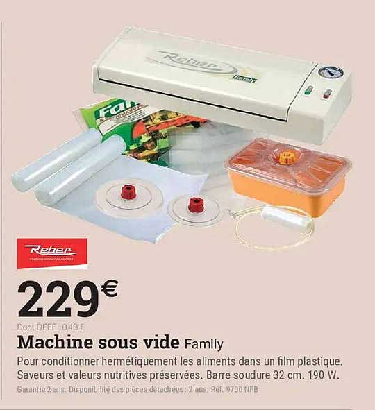 Machine sous vide Family