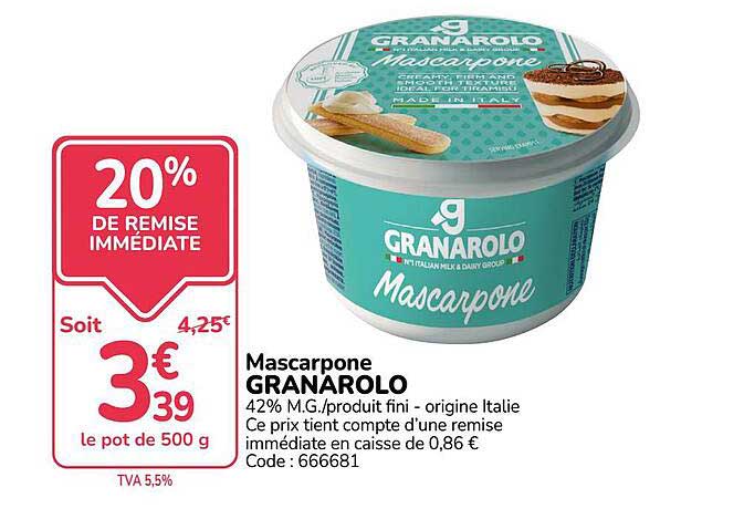 Mascarpone GRANAROLO