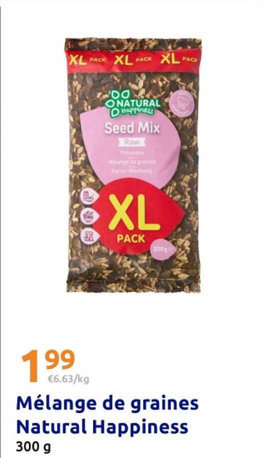 Mélange de graines Natural Happiness 300 g