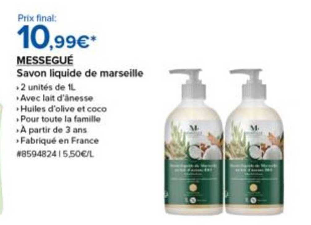 MESSEGUE Savon liquide de marseille