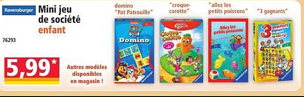 Mini jeu de société enfant