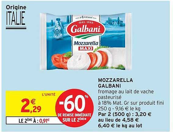 MOZZARELLA GALBANI