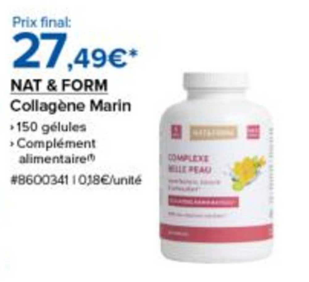 NAT & FORM Collagène Marin