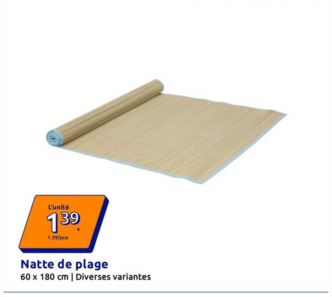 Natte de plage