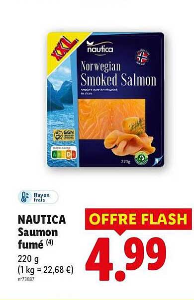 NAUTICA Saumon fumé