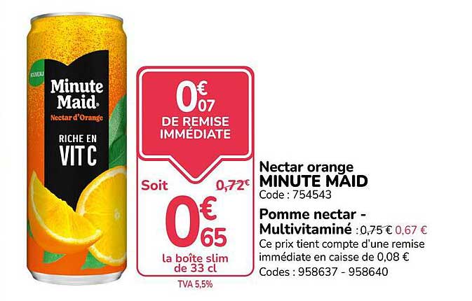 Nectar orange MINUTE MAID