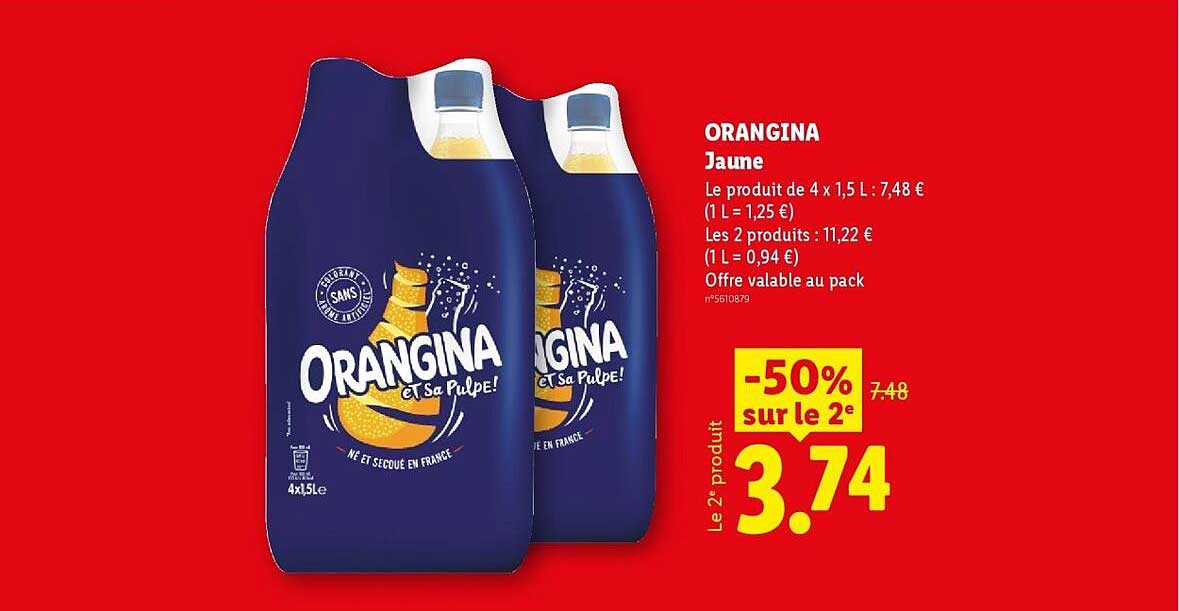ORANGINA Jaune