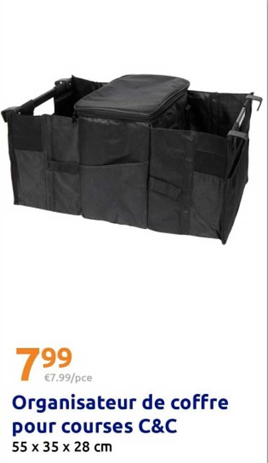 Organisateur de coffre pour courses C&C 55 x 35 x 28 cm
