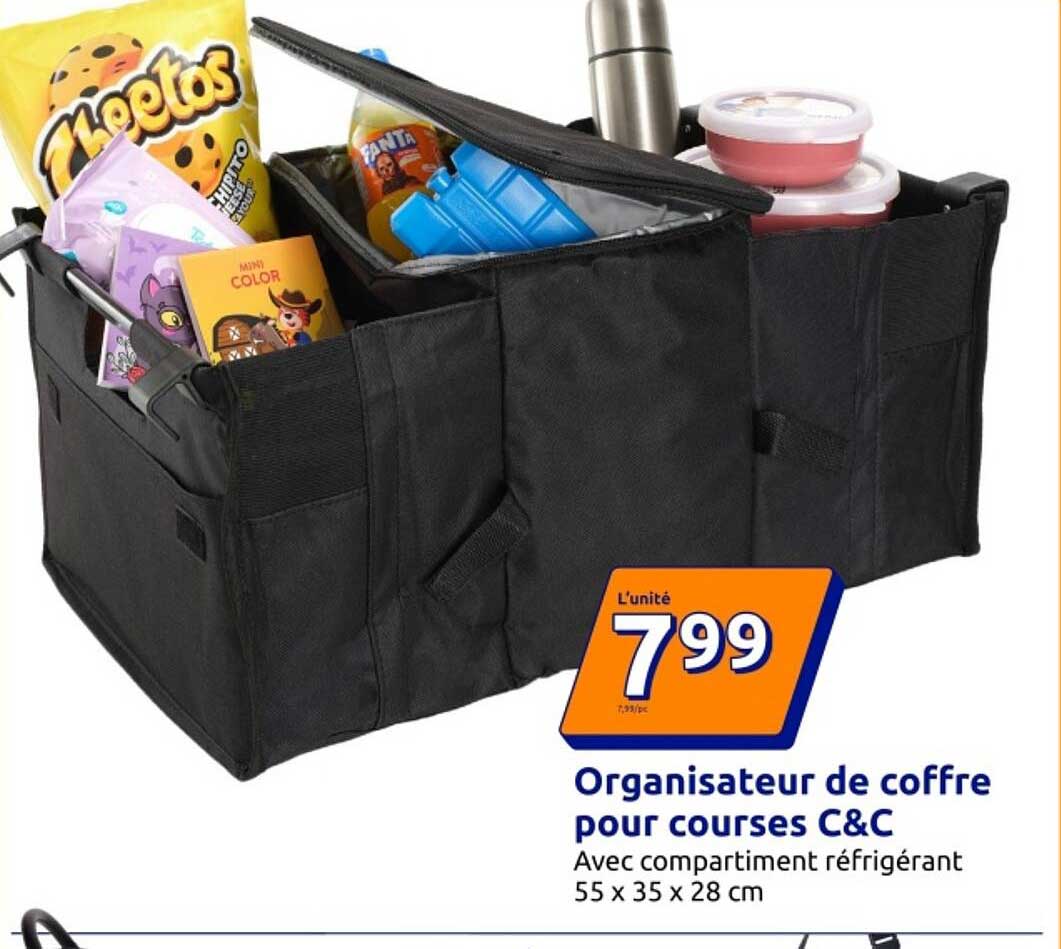 Organisateur de coffre pour courses C&C