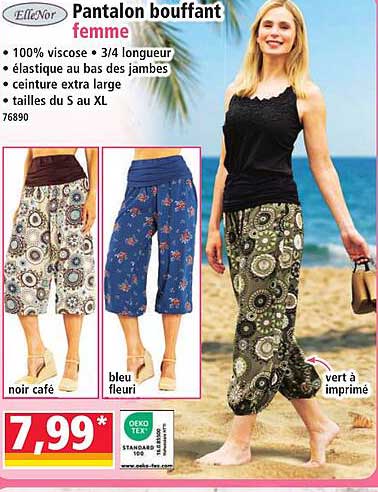 Pantalon bouffant femme