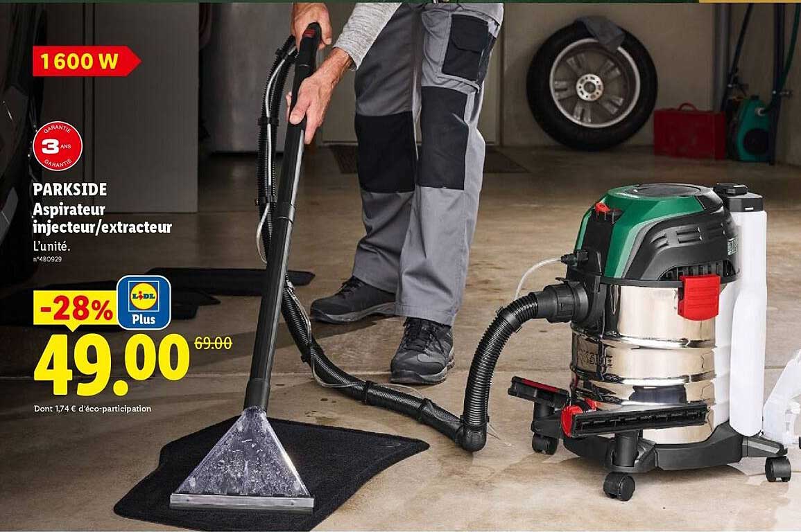 PARKSIDE Aspirateur injecteur/extracteur