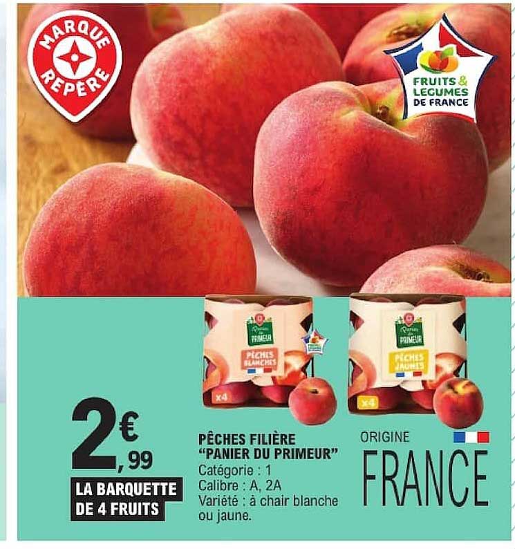 PÊCHES FILIÈRE "PANIER DU PRIMEUR"