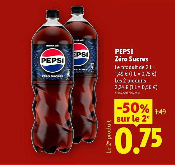 PEPSI Zéro Sucres