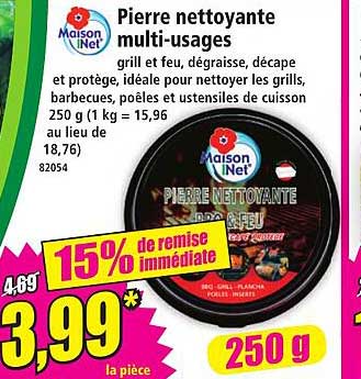 Pierre nettoyante multi-usages