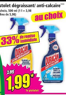 pistolet dégraissant/ anti-calcaire***