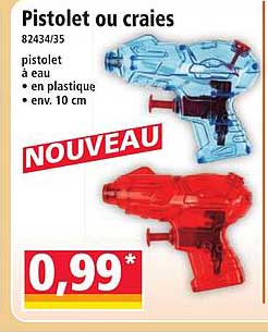 Pistolet ou craies