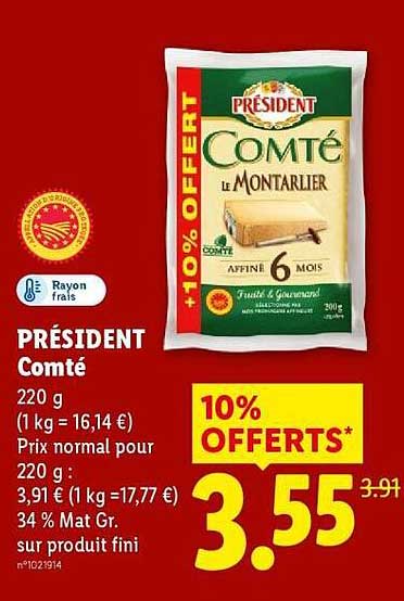 PRÉSIDENT Comté