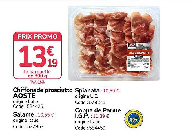 PRIX PROMO