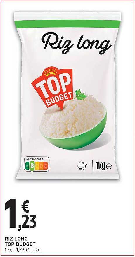 Riz long TOP BUDGET