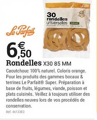 Rondelles x30 85 MM