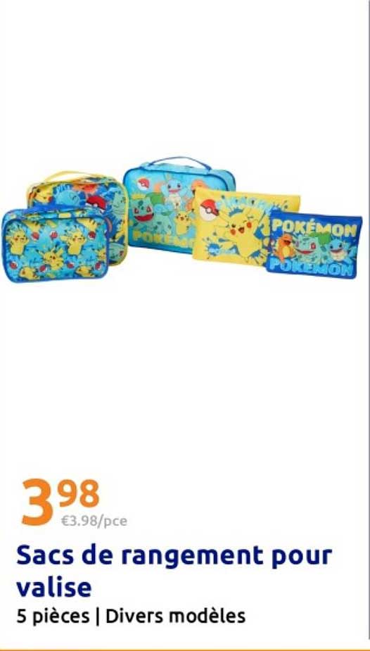 Sacs de rangement pour valise