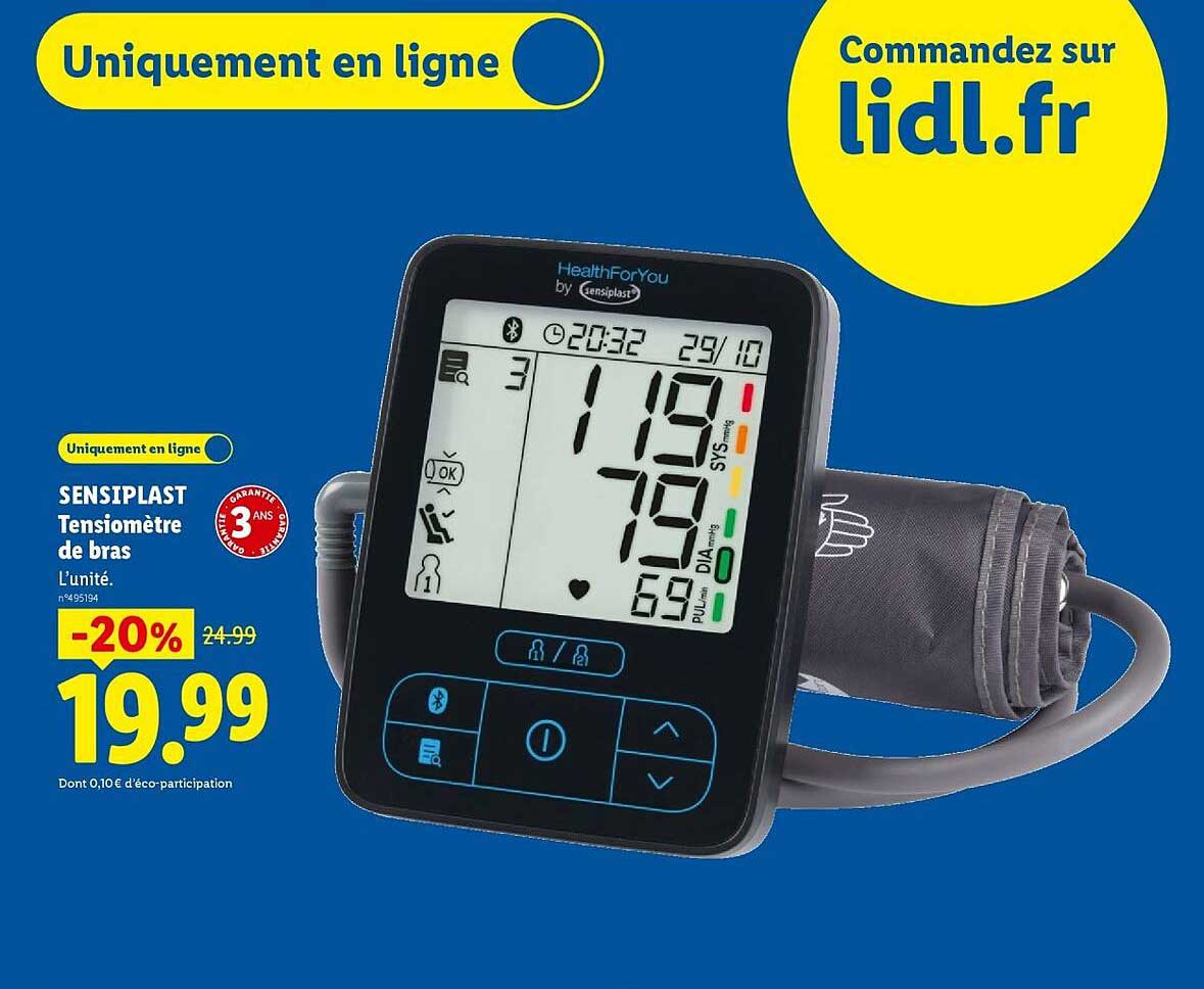 SENSIPLAST Tensiometre de bras