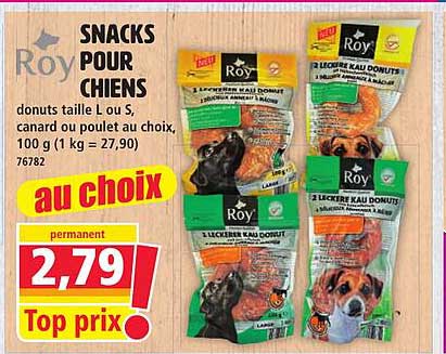 SNACKS POUR CHIENS
