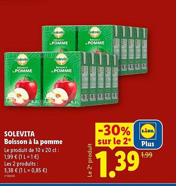 Solevita Boisson à la pomme