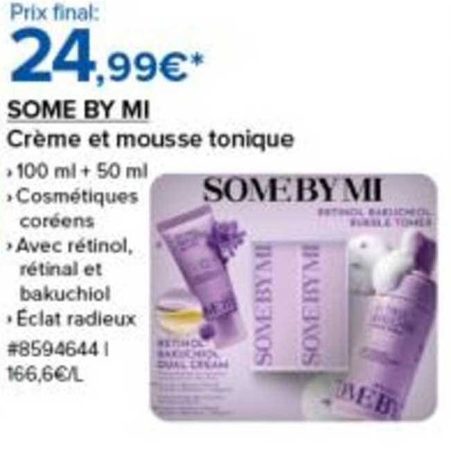 SOME BY MI Crème et mousse tonique