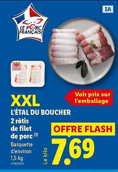 XXL L'ÉTAL DU BOUCHER 2 rôtis de filet de porc (1)