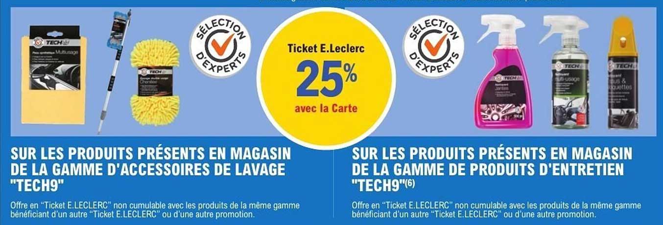 25% avec la Carte sur la gamme TECH9