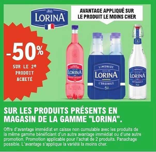 -50% SUR LE 2È PRODUIT ACHETÉ